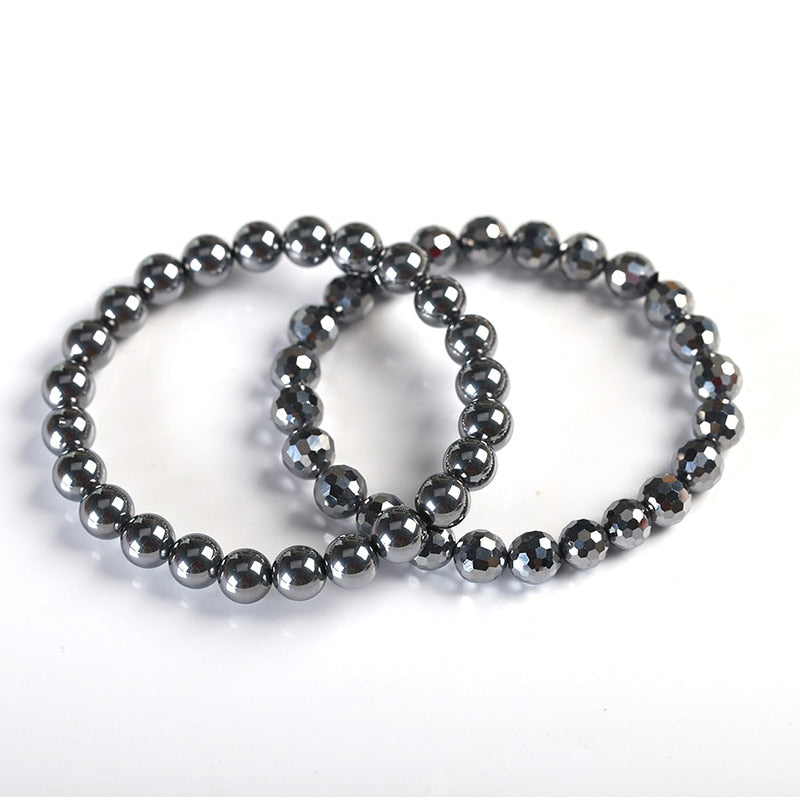 Black Shine Terahertz Crystal Bracelet (Mindfulness)