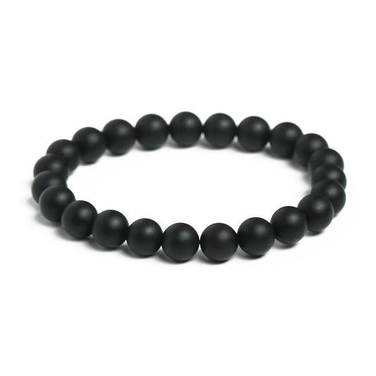 Black Matte Onyx Bracelet (Protection)