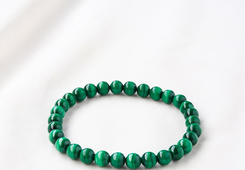 Malachite Bracelet - luxuriously bliss creations