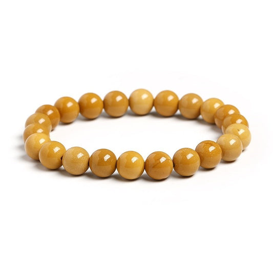 Yellow Mookaite Stone Crystal Bracelet (Optimism)